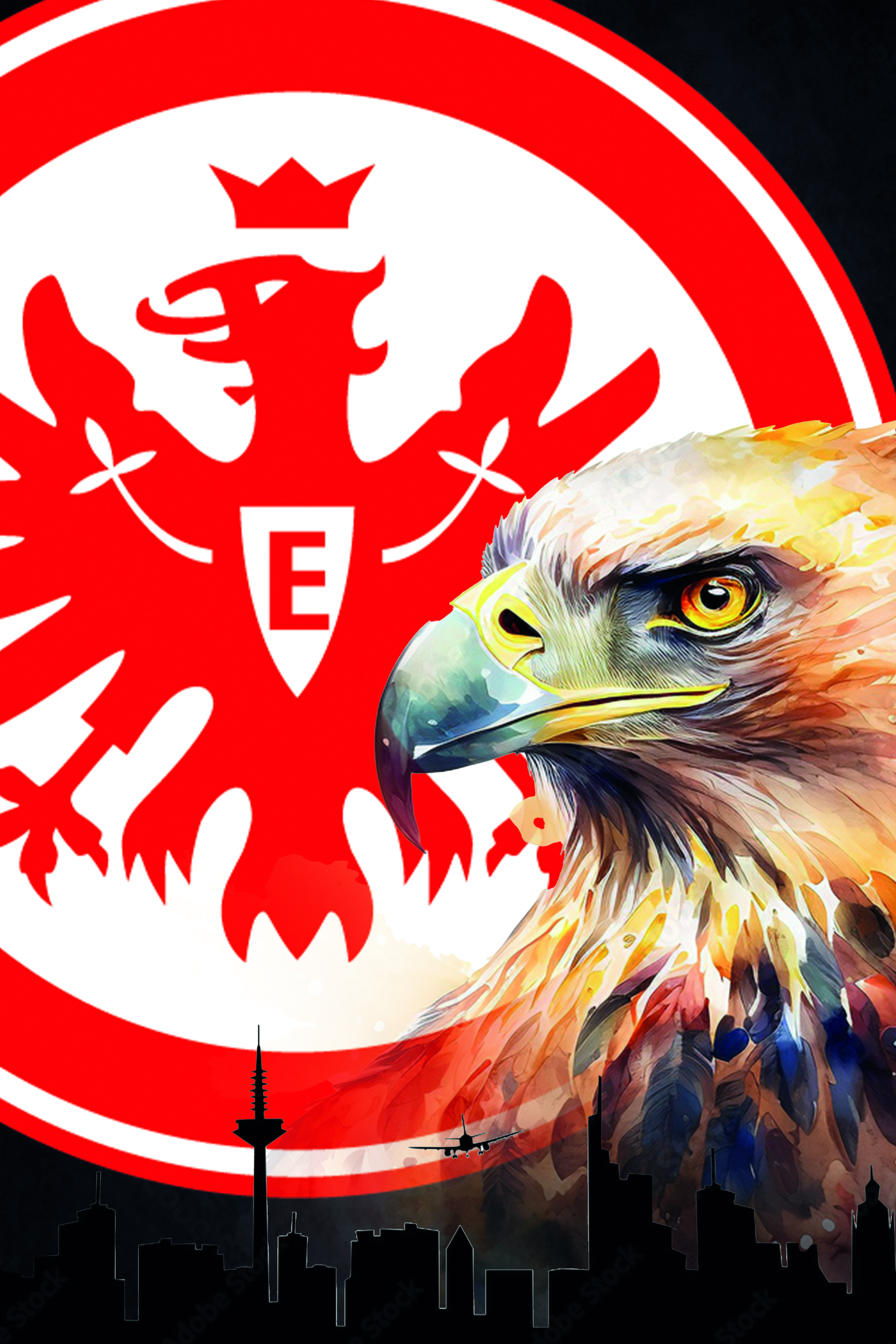 Eintracht Frankfurt Adler Motiv